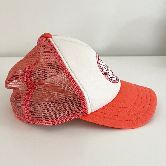 Patagonia Red and White Trucker Hat - Picture 2 of 5
